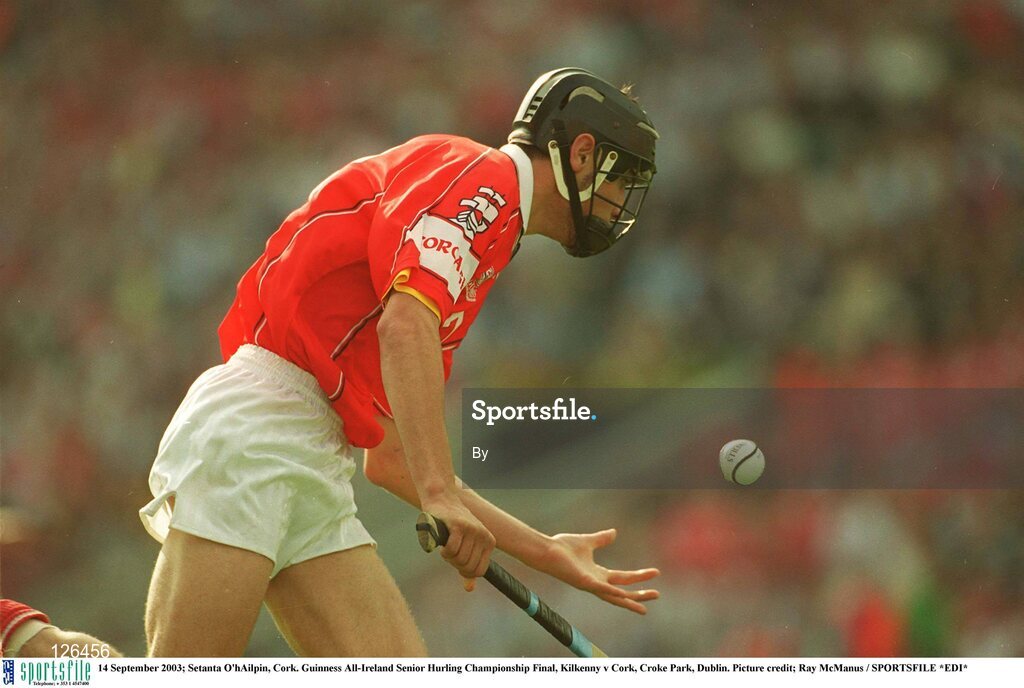 14 September 2003; Setanta O'hAilpin, Cork. Guinness All-Ireland Senior Hurling Championship Final, Kilkenny v Cork, Croke Park, Dublin. Picture credit; Ray McManus / SPORTSFILE