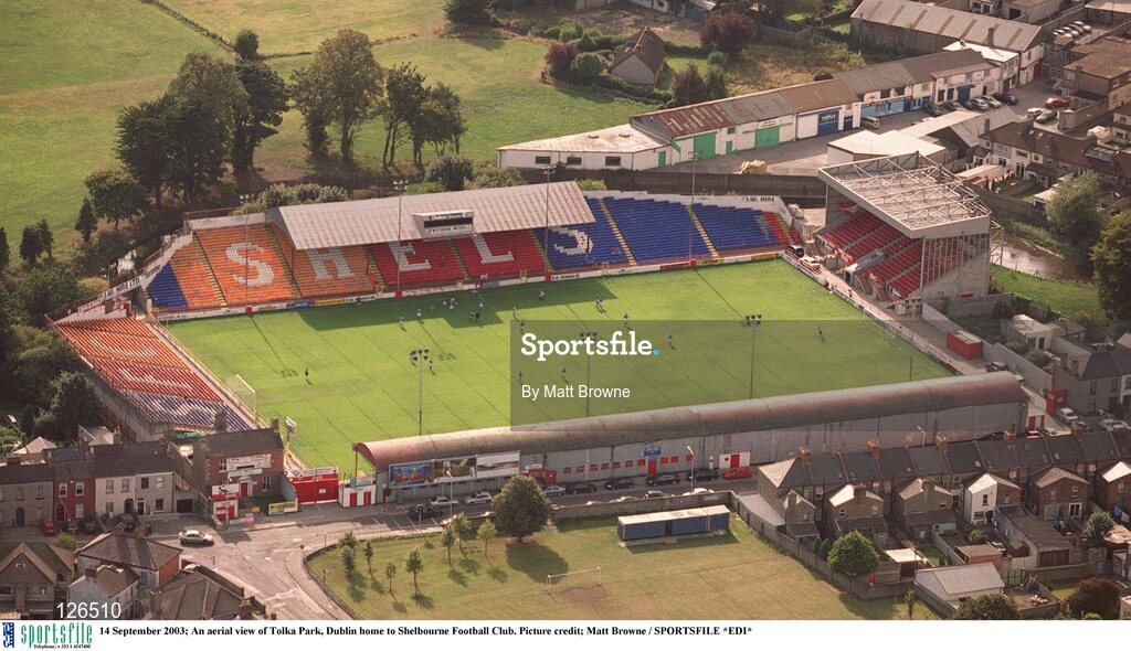 14 September 2003; A general view of Tolka Park, Dublin home to Shelbourne Football Club. Picture credit; Matt Browne / SPORTSFILE