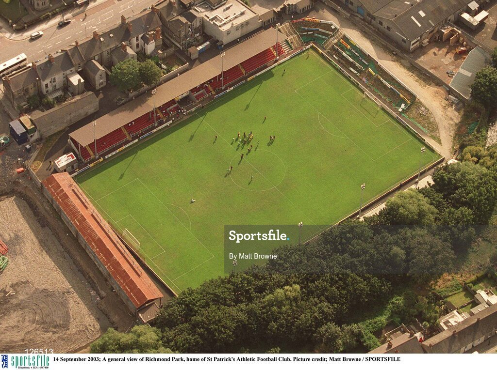 14 September 2003; A general view of Richmond Park, home of St Patrick's Athletic Football Club. Picture credit; Matt Browne / SPORTSFILE