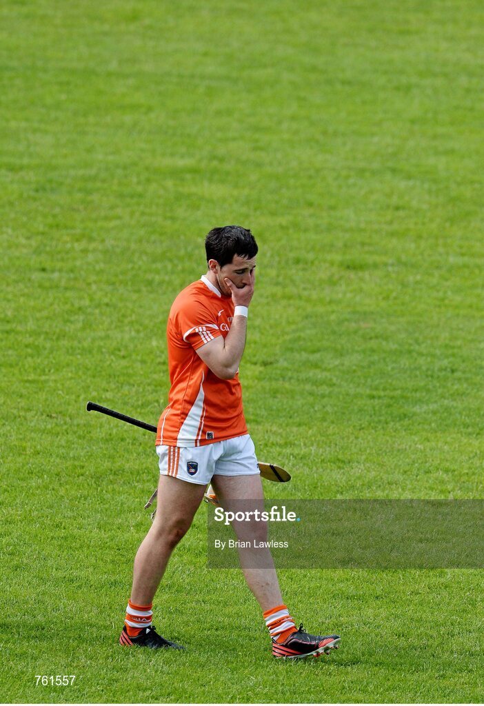 16 June 2013; Connor Devlin, Armagh, after the match. Ulster GAA Hurling Senior Championship Quarter-Final, Down v Armagh, Páirc Esler, Newry, Co. Down. Picture credit: Brian Lawless / SPORTSFILE