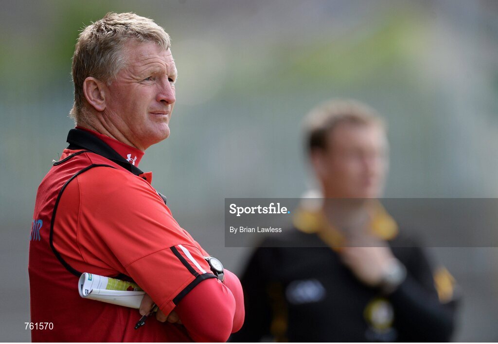 16 June 2013; Down manager Gerard Monan. Ulster GAA Hurling Senior Championship Quarter-Final, Down v Armagh, Páirc Esler, Newry, Co. Down. Picture credit: Brian Lawless / SPORTSFILE