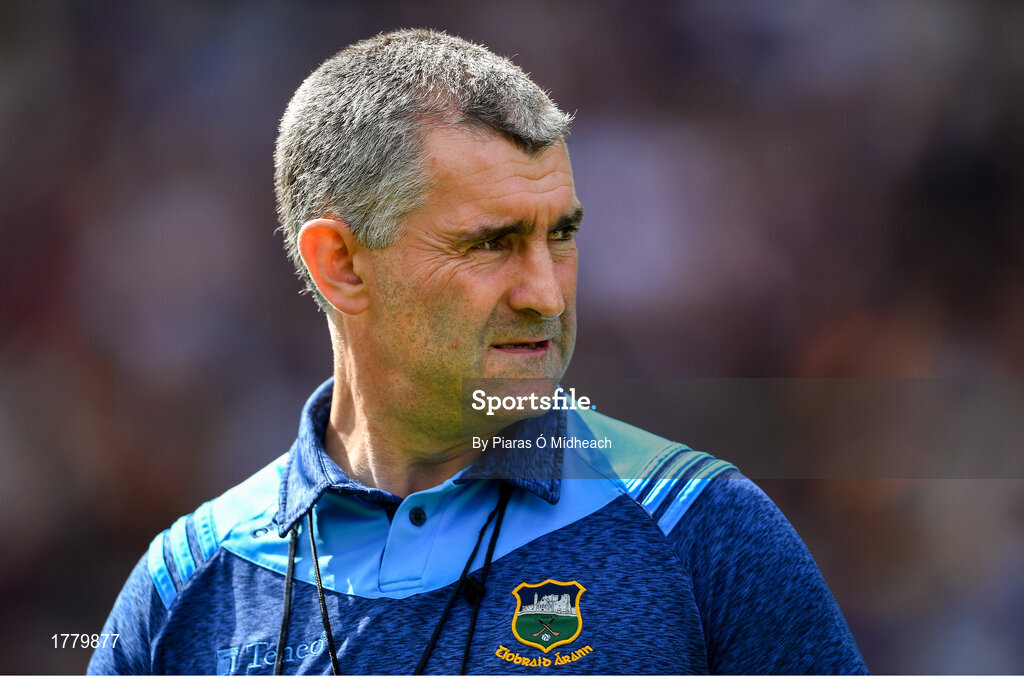 18 August 2019; Tipperary manager Liam Sheedy before the GAA Hurling All-Ireland Senior Championship Final match between Kilkenny and Tipperary at Croke Park in Dublin. Photo by Piaras Ó Mídheach/Sportsfile