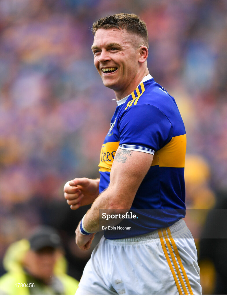 18 August 2019; Padraic Maher of Tipperary following the GAA Hurling All-Ireland Senior Championship Final match between Kilkenny and Tipperary at Croke Park in Dublin. Photo by Eóin Noonan/Sportsfile