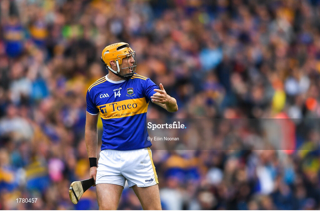 18 August 2019; Séamus Callanan of Tipperary during the GAA Hurling All-Ireland Senior Championship Final match between Kilkenny and Tipperary at Croke Park in Dublin. Photo by Eóin Noonan/Sportsfile