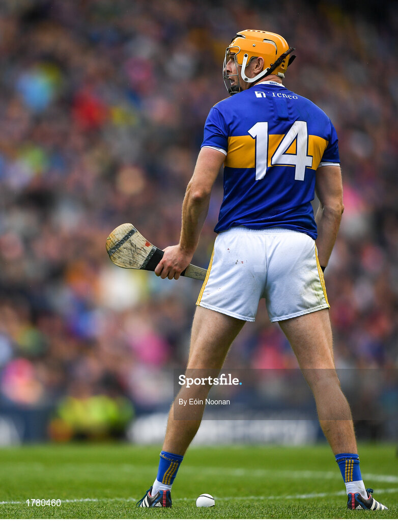 18 August 2019; Séamus Callanan of Tipperary during the GAA Hurling All-Ireland Senior Championship Final match between Kilkenny and Tipperary at Croke Park in Dublin. Photo by Eóin Noonan/Sportsfile