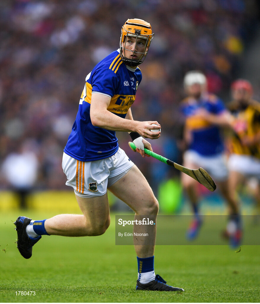 18 August 2019; Jake Morris of Tipperary during the GAA Hurling All-Ireland Senior Championship Final match between Kilkenny and Tipperary at Croke Park in Dublin. Photo by Eóin Noonan/Sportsfile