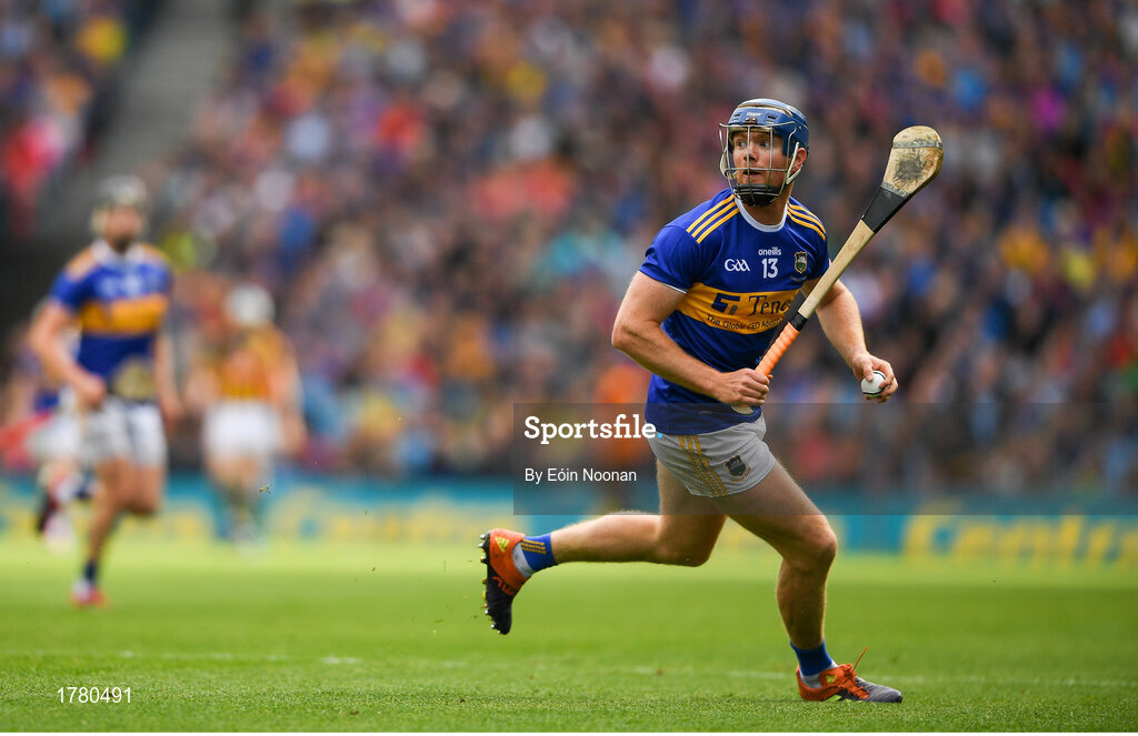 18 August 2019; Jason Forde of Tipperary during the GAA Hurling All-Ireland Senior Championship Final match between Kilkenny and Tipperary at Croke Park in Dublin. Photo by Eóin Noonan/Sportsfile