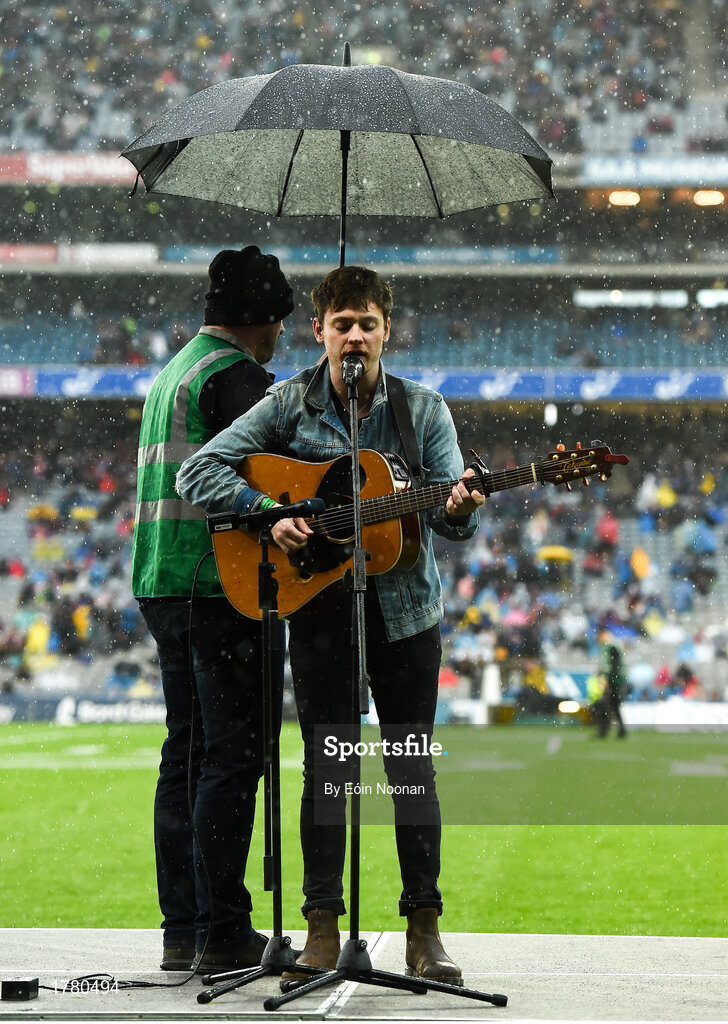 18 August 2019; Ryan McMullen preforming at half time during the GAA Hurling All-Ireland Senior Championship Final match between Kilkenny and Tipperary at Croke Park in Dublin. Photo by Eóin Noonan/Sportsfile