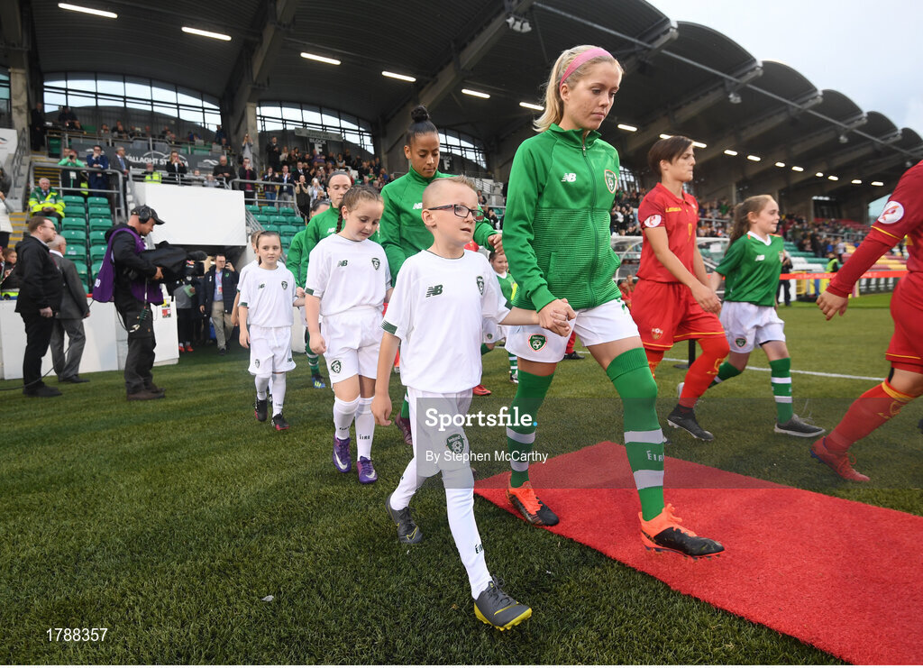 3 September 2019; Denise O'Sullivan of Republic of Ireland during the UEFA Women's 2021 European Championships Qualifier Group I match between Republic of Ireland and Montenegro at Tallaght Stadium in Dublin. Photo by Stephen McCarthy/Sportsfile