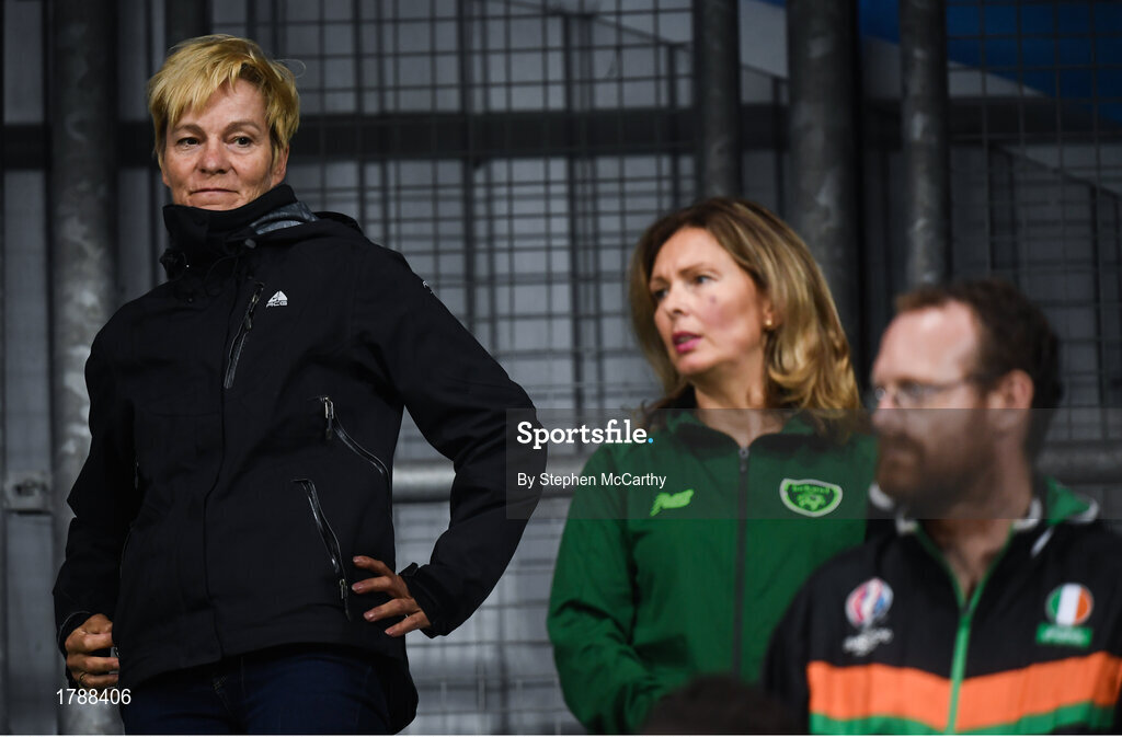 3 September 2019; Vera Pauw in attendance during the UEFA Women's 2021 European Championships Qualifier - Group I match between Republic of Ireland and Montenegro at Tallaght Stadium in Dublin. Photo by Stephen McCarthy/Sportsfile