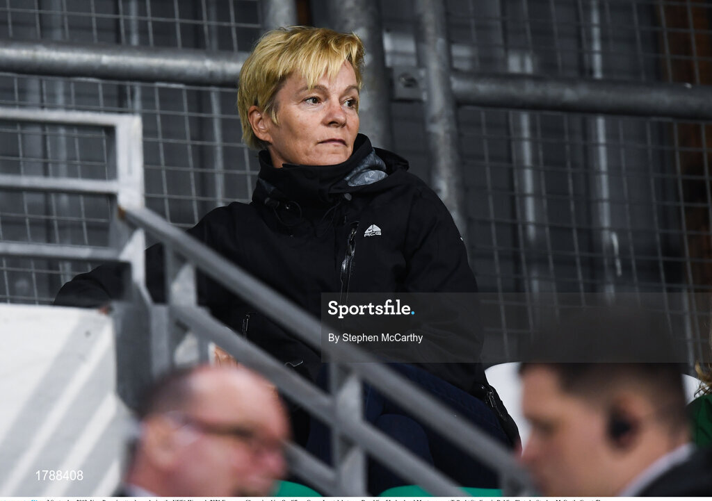 3 September 2019; Vera Pauw in attendance during the UEFA Women's 2021 European Championships Qualifier - Group I match between Republic of Ireland and Montenegro at Tallaght Stadium in Dublin. Photo by Stephen McCarthy/Sportsfile