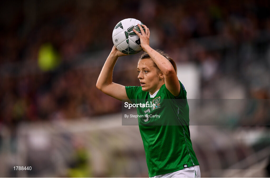 3 September 2019; Harriet Scott of Republic of Ireland during the UEFA Women's 2021 European Championships Qualifier Group I match between Republic of Ireland and Montenegro at Tallaght Stadium in Dublin. Photo by Stephen McCarthy/Sportsfile