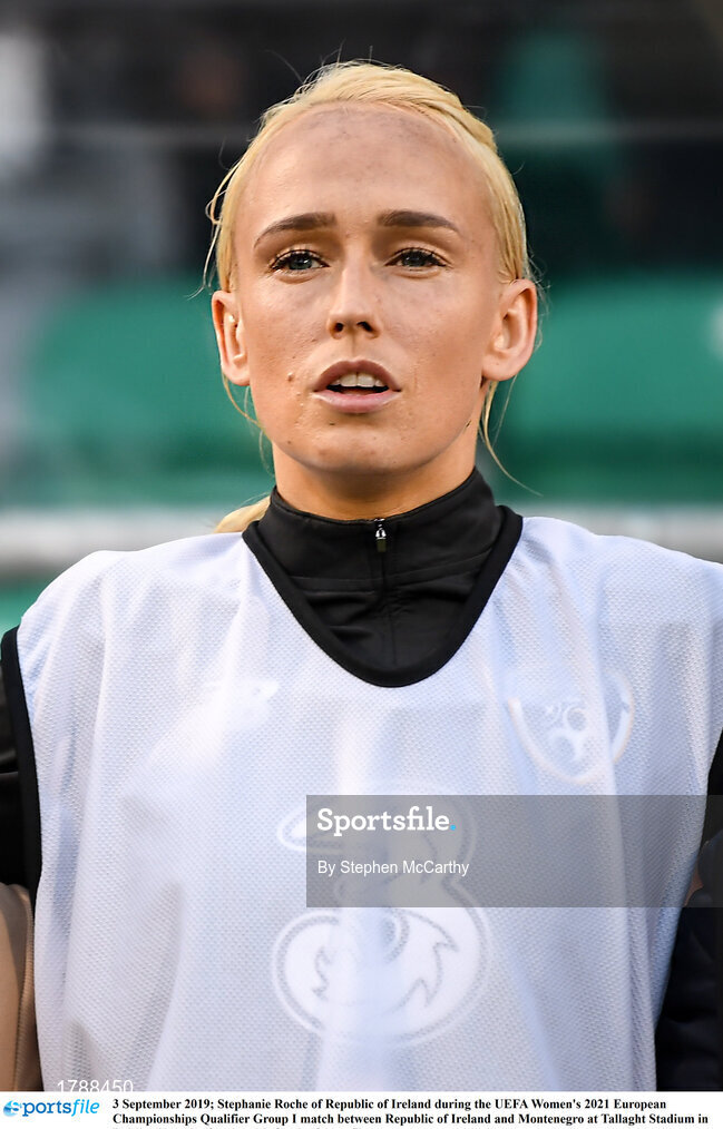 3 September 2019; Stephanie Roche of Republic of Ireland during the UEFA Women's 2021 European Championships Qualifier Group I match between Republic of Ireland and Montenegro at Tallaght Stadium in Dublin. Photo by Stephen McCarthy/Sportsfile