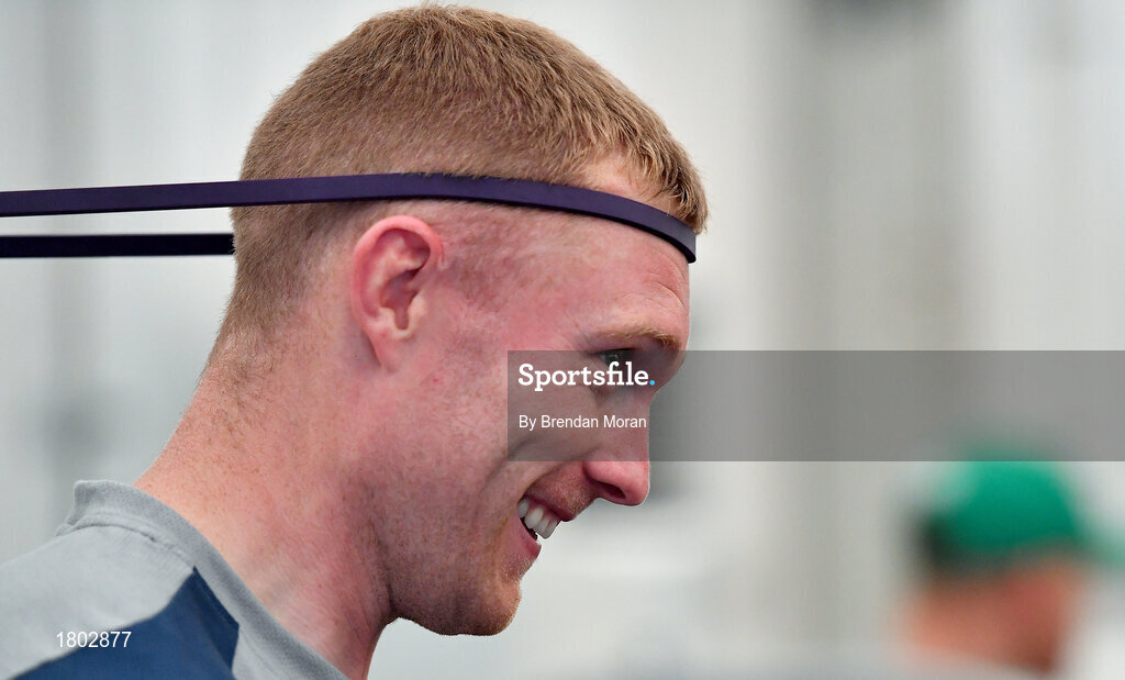 24 September 2019; Keith Earls during an Ireland Rugby gym session at the Yumeria Sports Grounds in Iwata, Shizuoka Prefecture, Japan. Photo by Brendan Moran/Sportsfile