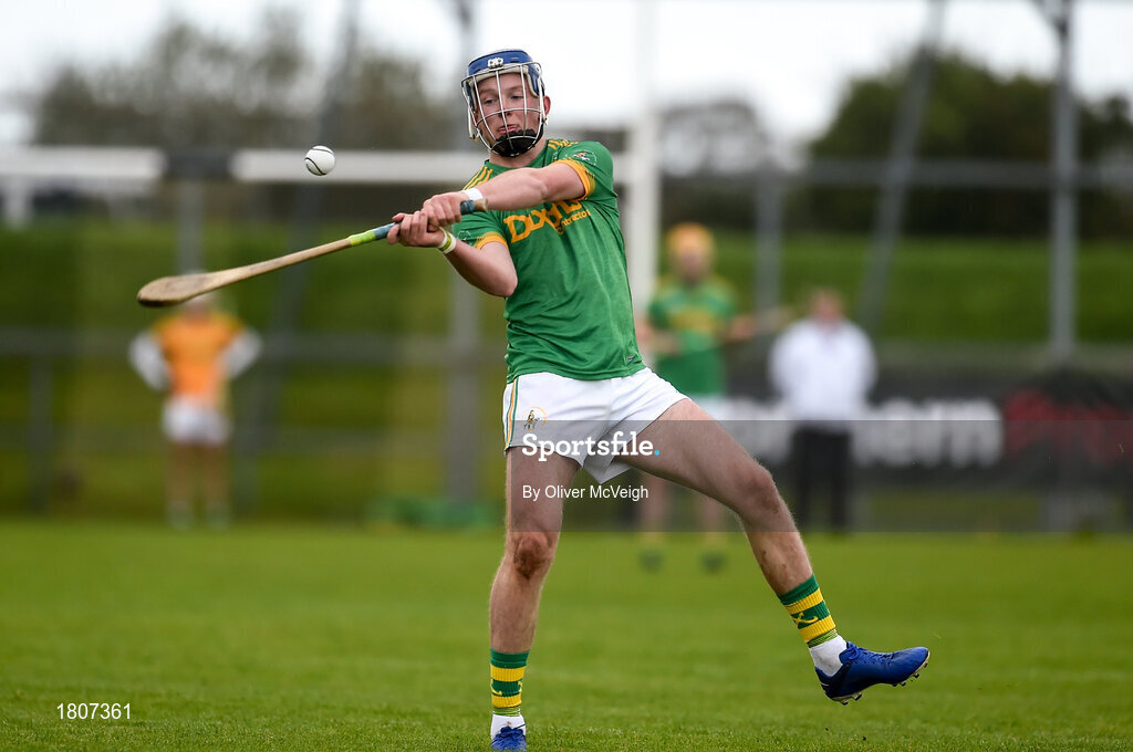 29 September 2019; Keelan Molloy of Dunloy during the Antrim County Senior Club Hurling Final match between Cushendall Ruairí Óg and Dunloy at Ballycastle in Antrim. Photo by Oliver McVeigh/Sportsfile