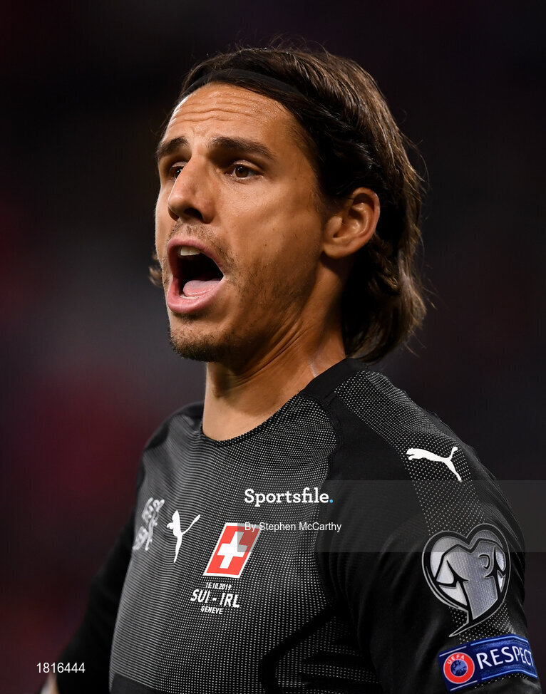 15 October 2019; Yann Sommer of Switzerland during the UEFA EURO2020 Qualifier match between Switzerland and Republic of Ireland at Stade de Genève in Geneva, Switzerland. Photo by Stephen McCarthy/Sportsfile