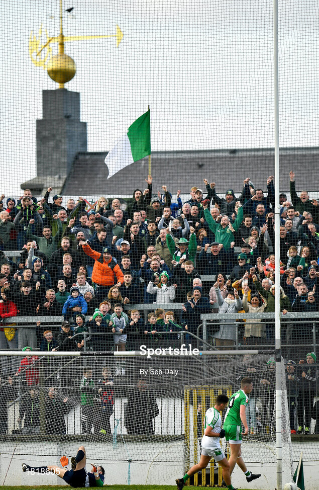 20 October 2019; Éanna O'Connor of Moorefield scores his side's second goal of the game during the Kildare County Senior Club Football Championship Final match between Moorefield and Sarsfields at St Conleth's Park in Newbridge, Kildare. Photo by Seb Daly/Sportsfile