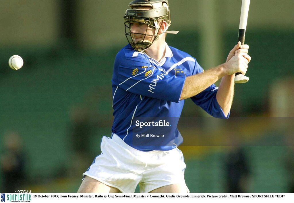 18 October 2003; Tom Feeney, Munster. Railway Cup Semi-Final, Munster v Connacht, Gaelic Grounds, Limerick. Picture credit; Matt Browne / SPORTSFILE *EDI*