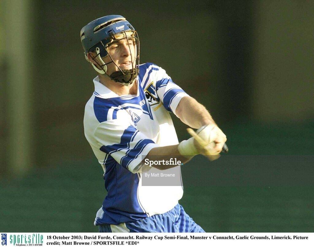 18 October 2003; David Forde, Connacht. Railway Cup Semi-Final, Munster v Connacht, Gaelic Grounds, Limerick. Picture credit; Matt Browne / SPORTSFILE *EDI*