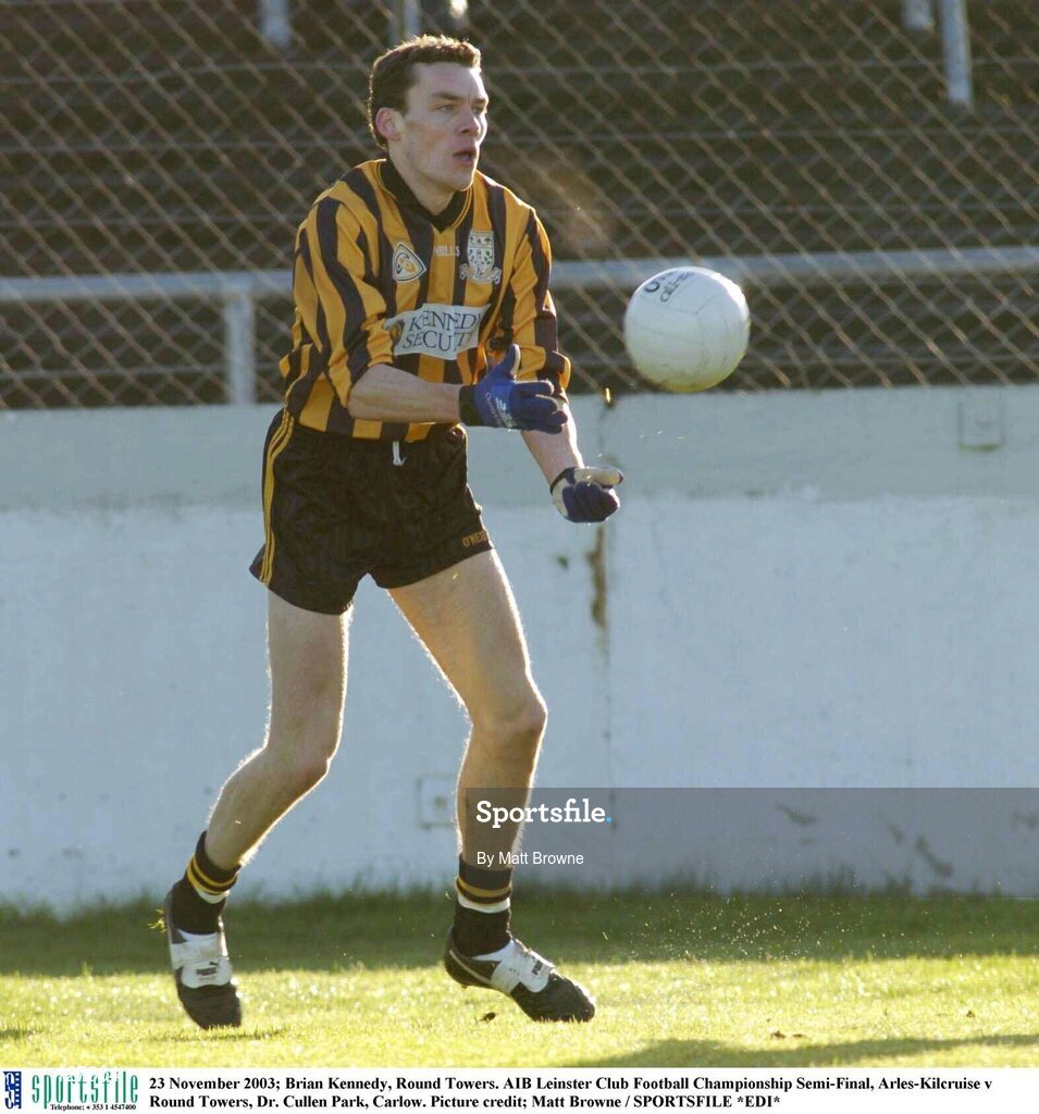 23 November 2003; Brian Kennedy, Round Towers. AIB Leinster Club Football Championship Semi-Final, Arles-Kilcruise v Round Towers, Dr. Cullen Park, Carlow. Picture credit; Matt Browne / SPORTSFILE *EDI*