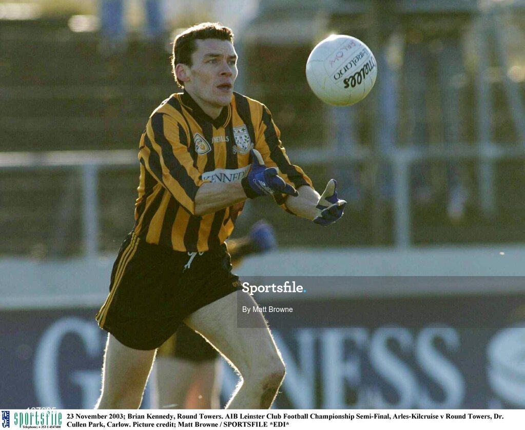 23 November 2003; Brian Kennedy, Round Towers. AIB Leinster Club Football Championship Semi-Final, Arles-Kilcruise v Round Towers, Dr. Cullen Park, Carlow. Picture credit; Matt Browne / SPORTSFILE *EDI*