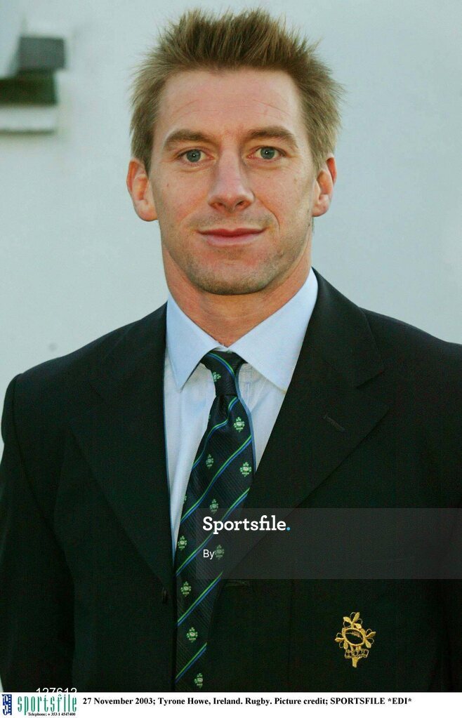 27 November 2003; Tyrone Howe, Ireland. Rugby. Picture credit; SPORTSFILE *EDI*