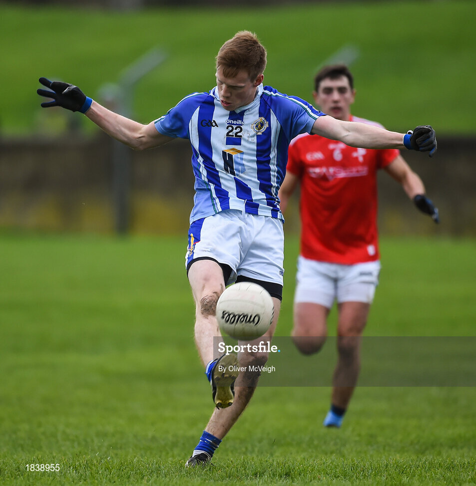 10 November 2019; Brian Bobbett of Ballyboden St Enda's during the AIB Leinster GAA Football Senior Club Championship Quarter-Final match between Newtown Blues and Ballyboden St Enda's at the Gaelic Grounds in Drogheda, Co Louth. Photo by Oliver McVeigh/Sportsfile