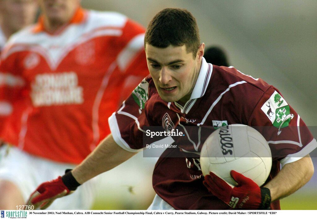 30 November 2003; Noel Meehan, Caltra. AIB Connacht Senior Football Championship Final, Caltra v Curry, Pearse Stadium, Galway. Picture credit; David Maher / SPORTSFILE *EDI*