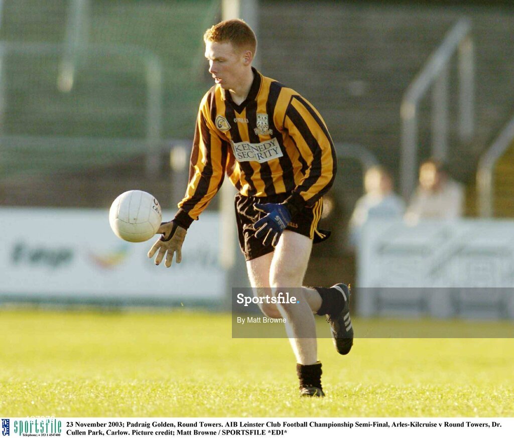 23 November 2003; Padraig Golden, Round Towers. AIB Leinster Club Football Championship Semi-Final, Arles-Kilcruise v Round Towers, Dr. Cullen Park, Carlow. Picture credit; Matt Browne / SPORTSFILE *EDI*