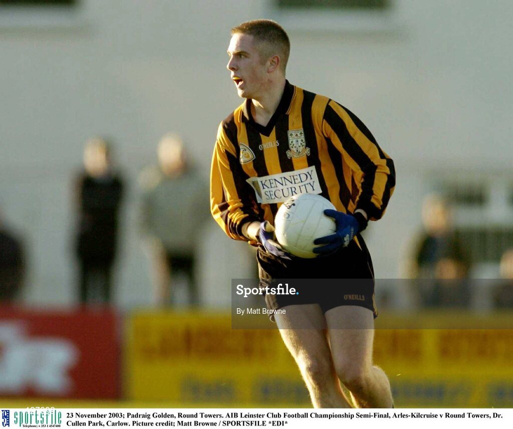 23 November 2003; Padraig Golden, Round Towers. AIB Leinster Club Football Championship Semi-Final, Arles-Kilcruise v Round Towers, Dr. Cullen Park, Carlow. Picture credit; Matt Browne / SPORTSFILE *EDI*