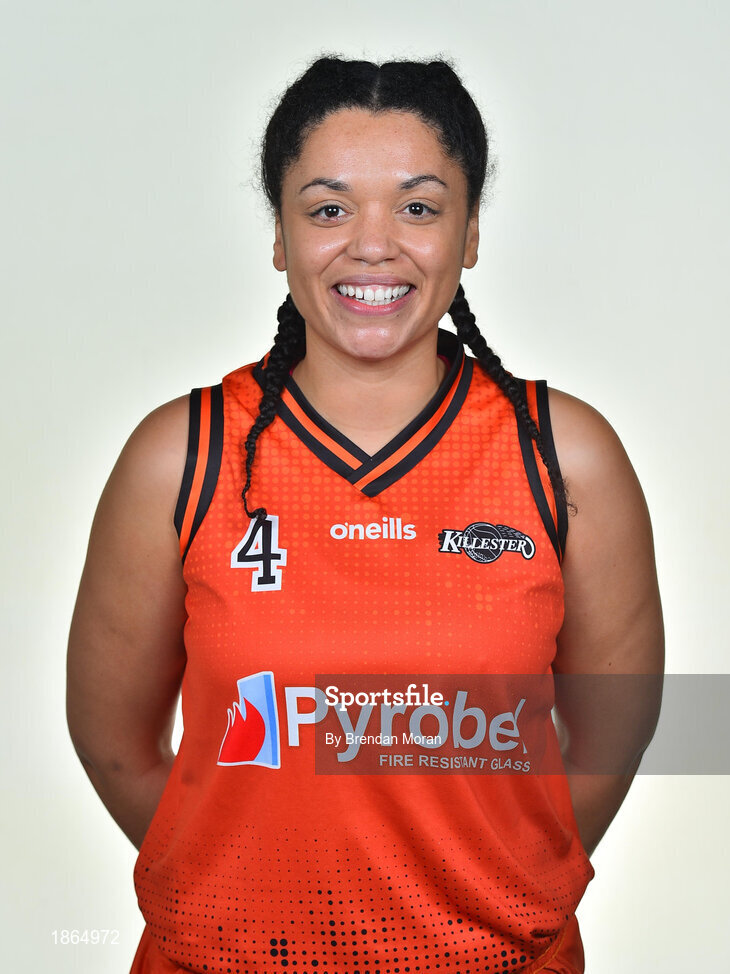11 January 2020; Leah Rutherford of Pyrobel Killester during a squad portrait session at Neptune Stadium in Cork. Photo by Brendan Moran/Sportsfile