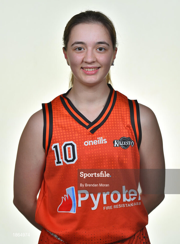 11 January 2020; Milica Stankovic of Pyrobel Killester during a squad portrait session at Neptune Stadium in Cork. Photo by Brendan Moran/Sportsfile