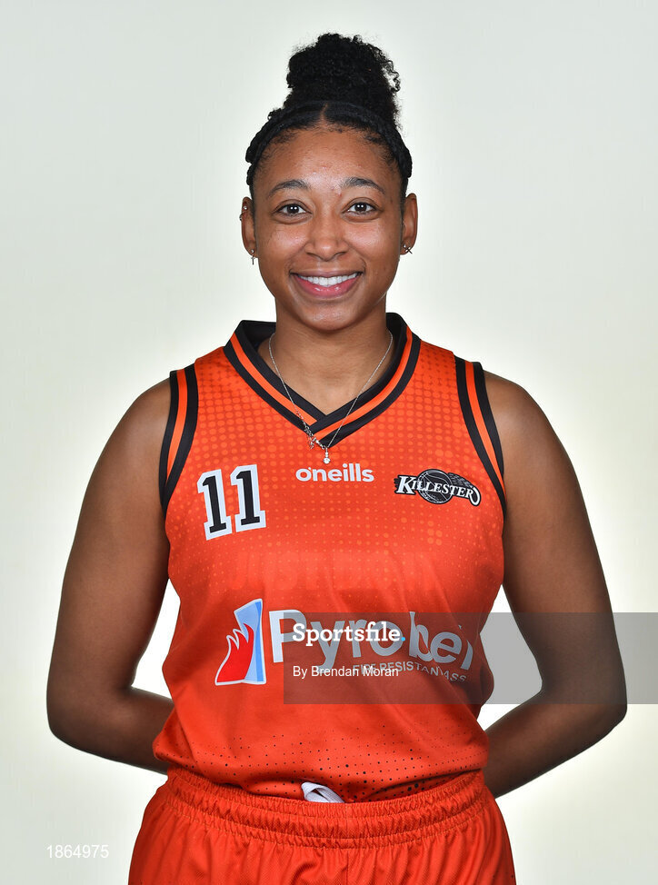 11 January 2020; Christa Reed of Pyrobel Killester during a squad portrait session at Neptune Stadium in Cork. Photo by Brendan Moran/Sportsfile