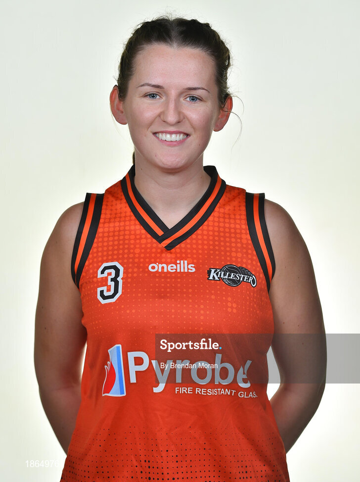 11 January 2020; Michelle Clarke of Pyrobel Killester during a squad portrait session at Neptune Stadium in Cork. Photo by Brendan Moran/Sportsfile