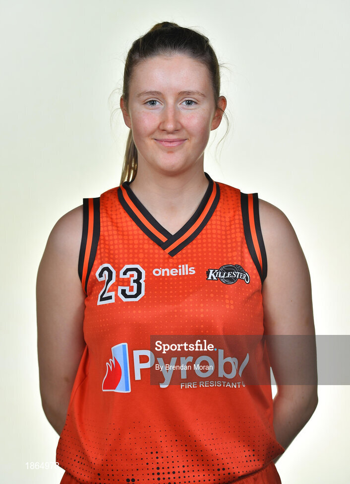 11 January 2020; Jenna Howe of Pyrobel Killester during a squad portrait session at Neptune Stadium in Cork. Photo by Brendan Moran/Sportsfile