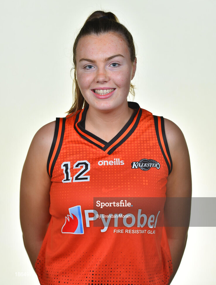 11 January 2020; Ella McCloskey of Pyrobel Killester during a squad portrait session at Neptune Stadium in Cork. Photo by Brendan Moran/Sportsfile