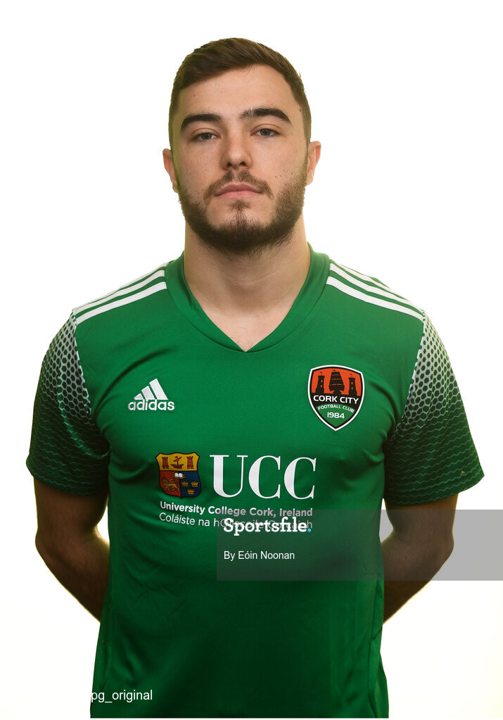 7 February 2020; Cory Galvin during a Cork City Squad Portraits Session at Bishopstown Stadium in Cork. Photo by Eóin Noonan/Sportsfile