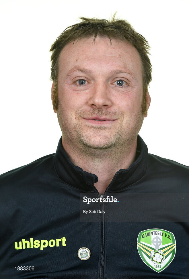 12 February 2020; Media officer Paul Dowling during a Cabinteely squad portraits session at Stradbrook Road in Blackrock, Dublin. Photo by Seb Daly/Sportsfile