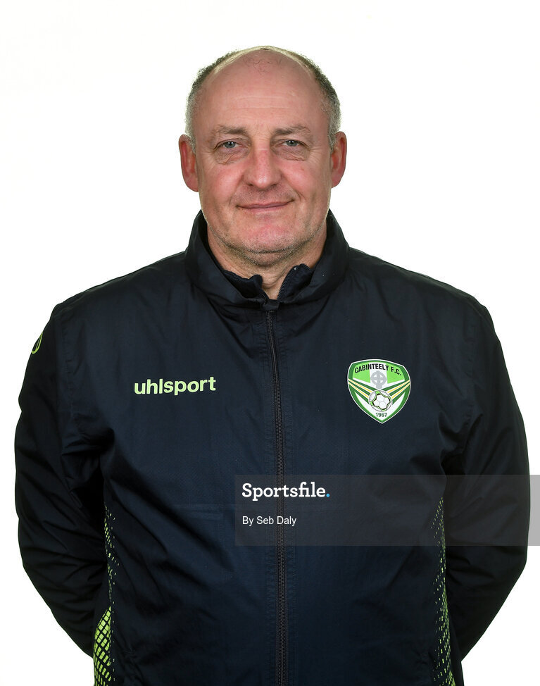 12 February 2020; Assistant manager Eddie Gormley during a Cabinteely squad portraits session at Stradbrook Road in Blackrock, Dublin. Photo by Seb Daly/Sportsfile