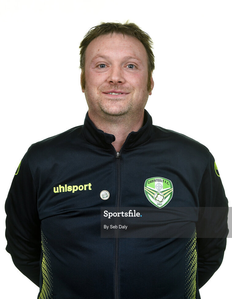 12 February 2020; Media officer Paul Dowling during a Cabinteely squad portraits session at Stradbrook Road in Blackrock, Dublin. Photo by Seb Daly/Sportsfile