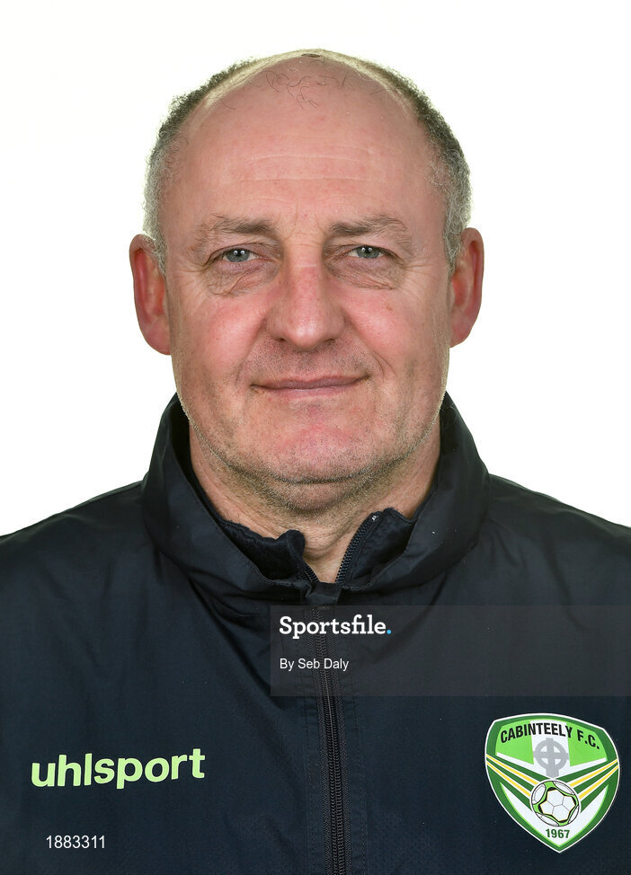 12 February 2020; Assistant manager Eddie Gormley during a Cabinteely squad portraits session at Stradbrook Road in Blackrock, Dublin. Photo by Seb Daly/Sportsfile