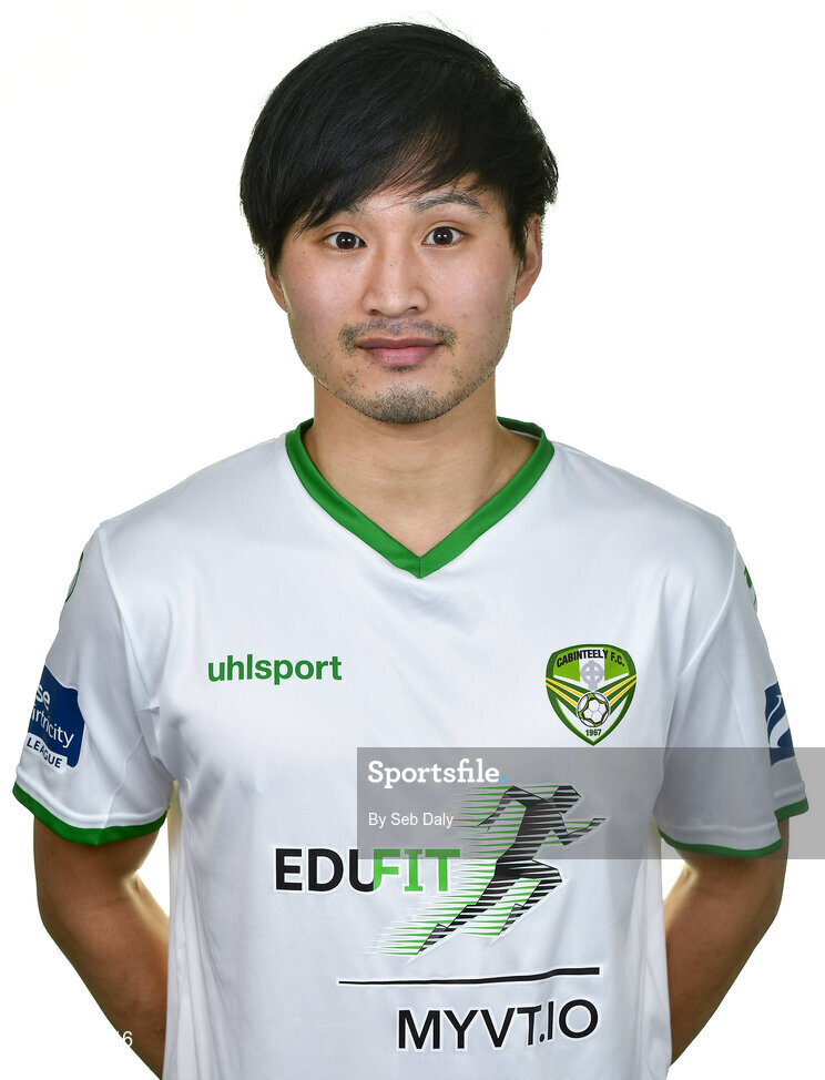 12 February 2020; Ryusei Kojina during a Cabinteely squad portraits session at Stradbrook Road in Blackrock, Dublin. Photo by Seb Daly/Sportsfile