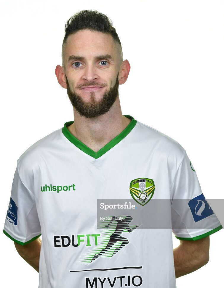 12 February 2020; Kieran Marty Waters during a Cabinteely squad portraits session at Stradbrook Road in Blackrock, Dublin. Photo by Seb Daly/Sportsfile