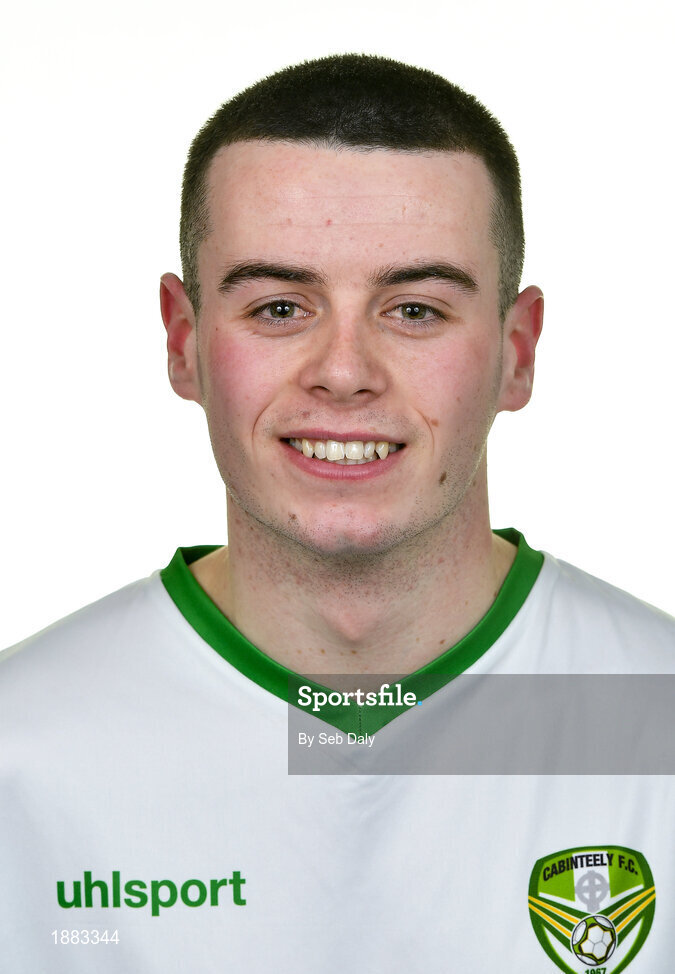 12 February 2020; Aaron Byrne during a Cabinteely squad portraits session at Stradbrook Road in Blackrock, Dublin. Photo by Seb Daly/Sportsfile