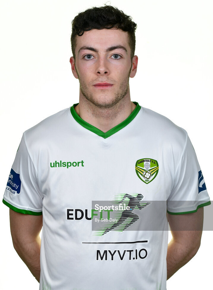 12 February 2020; Alex Aspil during a Cabinteely squad portraits session at Stradbrook Road in Blackrock, Dublin. Photo by Seb Daly/Sportsfile