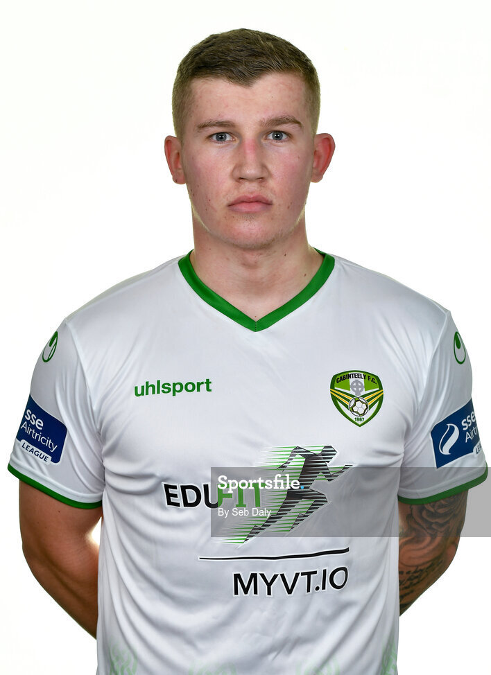 12 February 2020; Lloyd Buckley during a Cabinteely squad portraits session at Stradbrook Road in Blackrock, Dublin. Photo by Seb Daly/Sportsfile