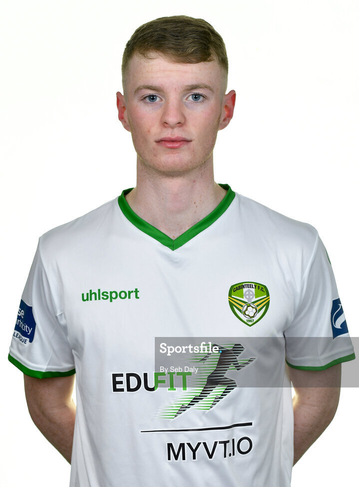 12 February 2020; Eoin Massey during a Cabinteely squad portraits session at Stradbrook Road in Blackrock, Dublin. Photo by Seb Daly/Sportsfile