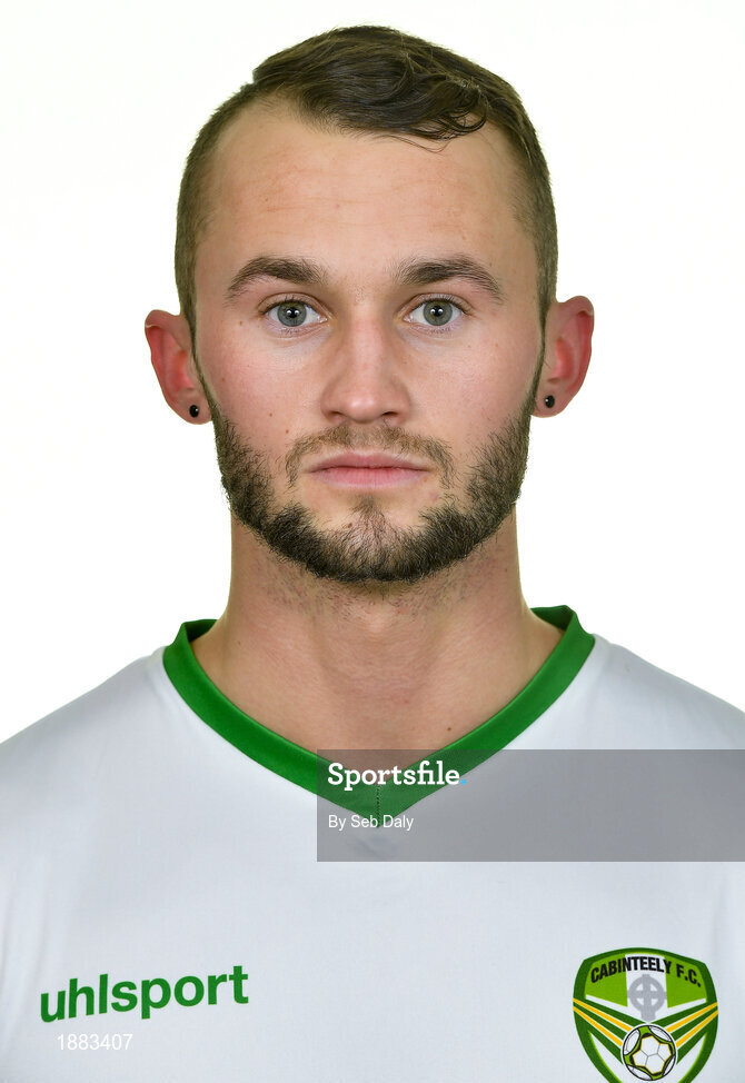 12 February 2020; Daniel Blackbyrne during a Cabinteely squad portraits session at Stradbrook Road in Blackrock, Dublin. Photo by Seb Daly/Sportsfile