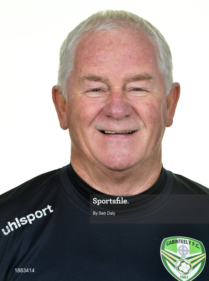 12 February 2020; Director of Football and First Team Manager Pat Devlin during a Cabinteely squad portraits session at Stradbrook Road in Blackrock, Dublin. Photo by Seb Daly/Sportsfile