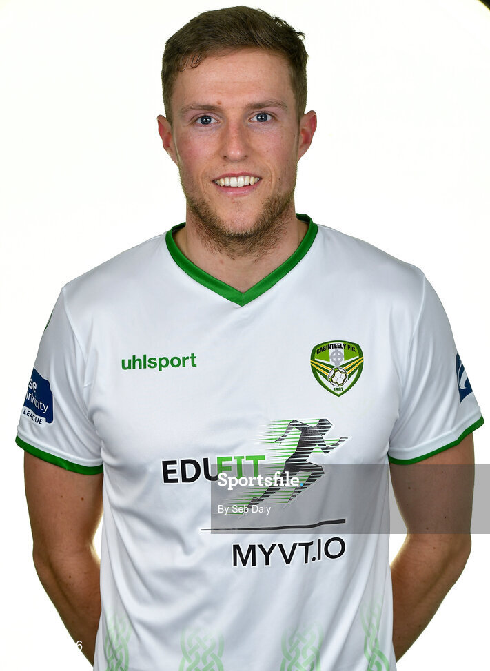12 February 2020; Ciaran Grogan during a Cabinteely squad portraits session at Stradbrook Road in Blackrock, Dublin. Photo by Seb Daly/Sportsfile